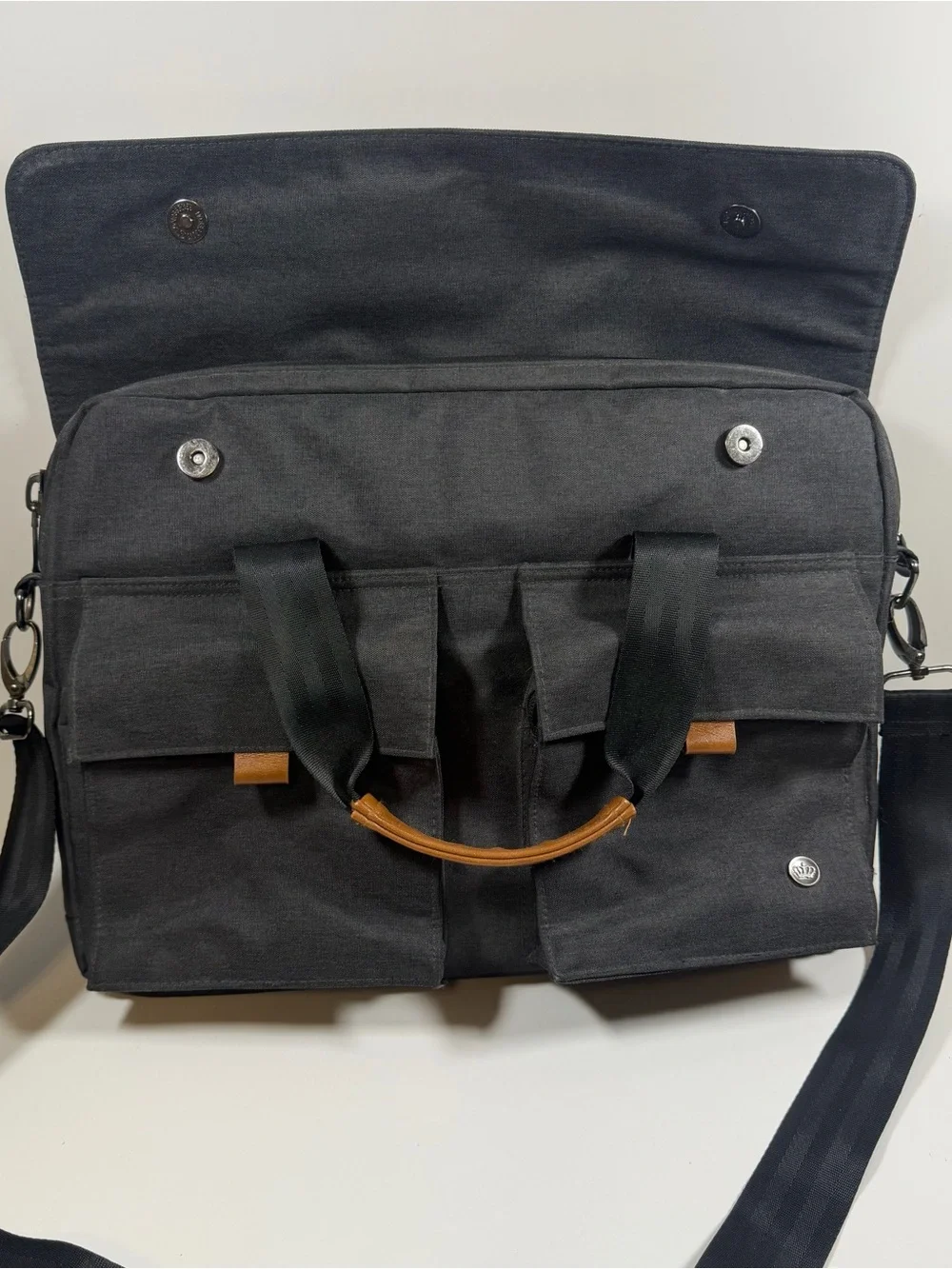 Black Men's Messenger Briefcase or laptop bag